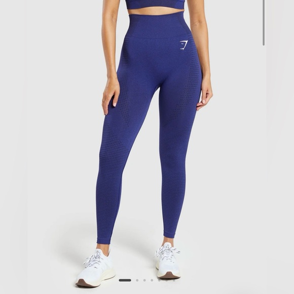 Vital Seamless 2.0 Leggings - Stellar Blue Marl - Picture 2 of 4